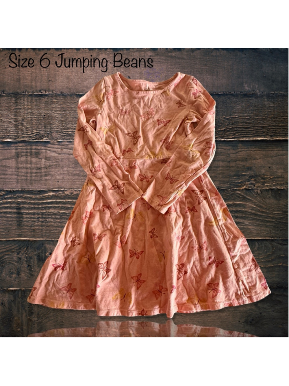 Size 6 Jumping Beans Butterfly Dress